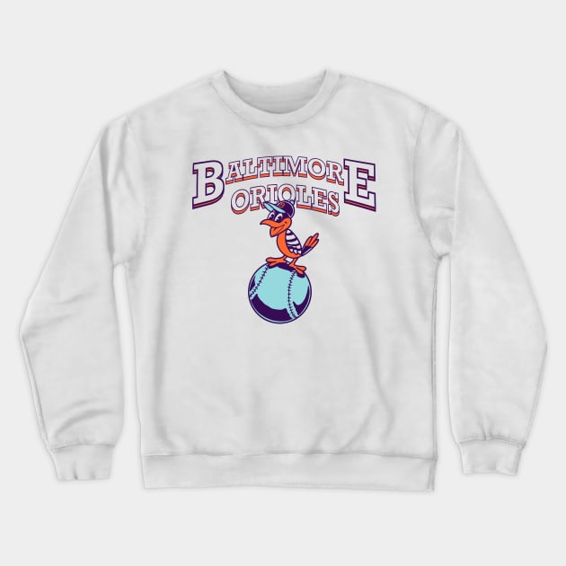 Vintage Baltimore Orioles Crewneck Sweatshirt by littlepdraws